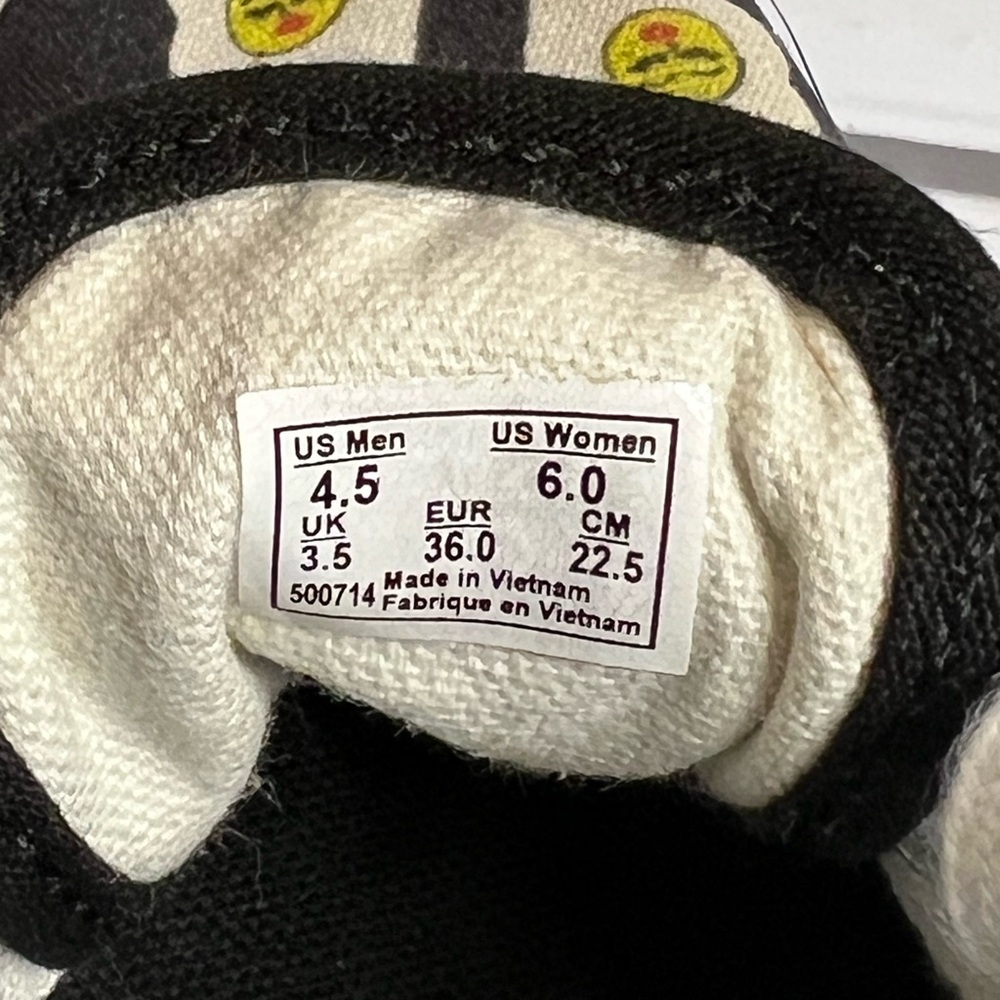 Vans Kendra Dandy Black and White Egg Print Shoes - Picture 7 of 7
